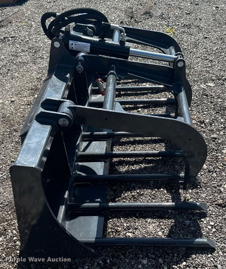 image for item DS3814 2025 Wolverine MFG-13-63W skid steer rock grapple bucket