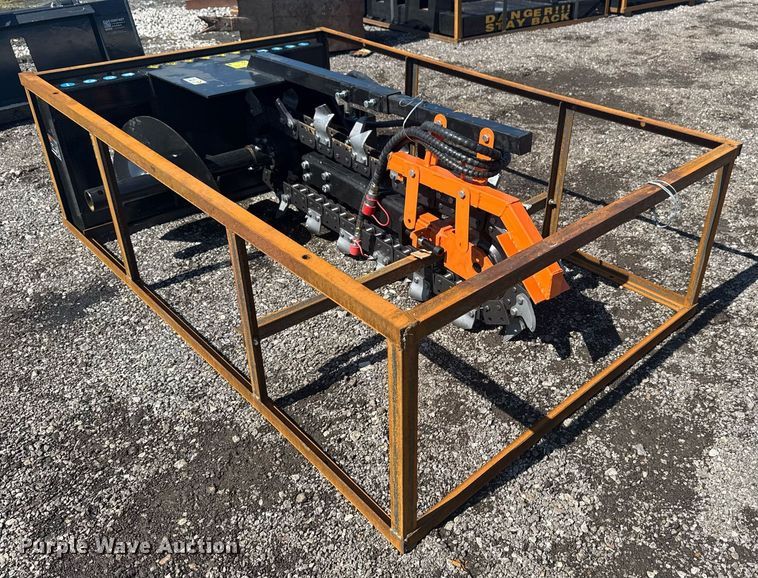 image for item DS3815 2025 Mower King ECSSCT72 skid steer trencher