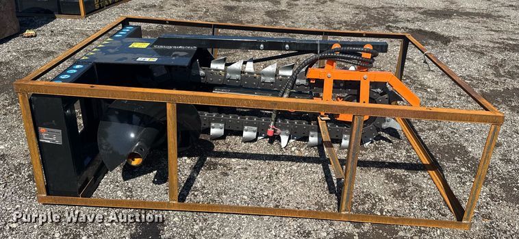 image for item DS3815 2025 Mower King ECSSCT72 skid steer trencher