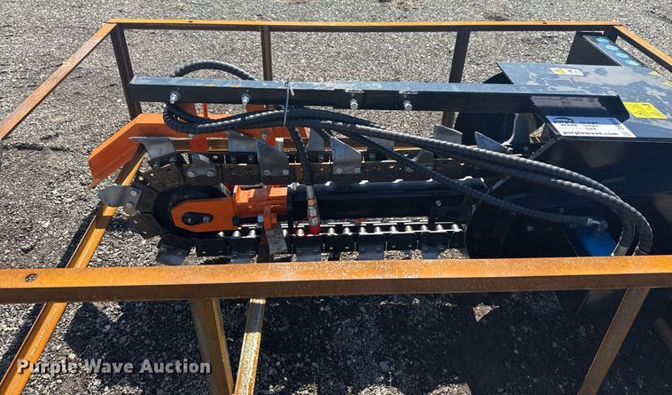 image for item DS3815 2025 Mower King ECSSCT72 skid steer trencher