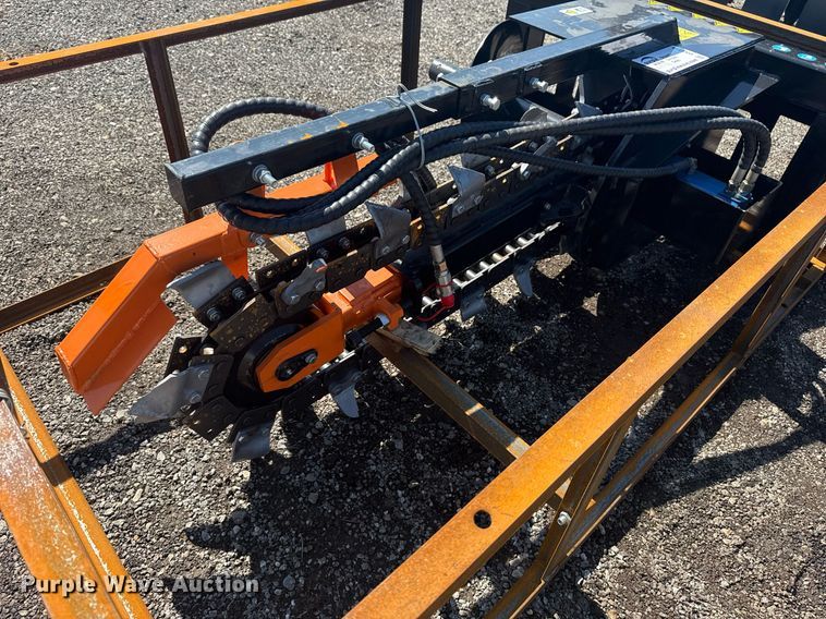 image for item DS3815 2025 Mower King ECSSCT72 skid steer trencher