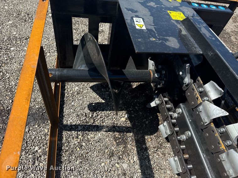 image for item DS3815 2025 Mower King ECSSCT72 skid steer trencher