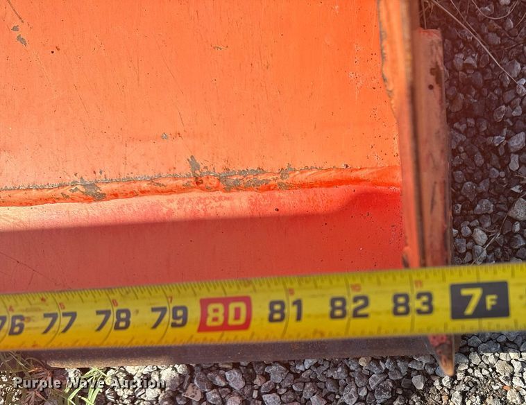 image for item DS3816 Kubota M9248 skid steer grapple bucket