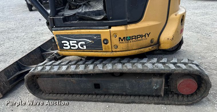 image for item DS4376 2016 John Deere 35G mini excavator