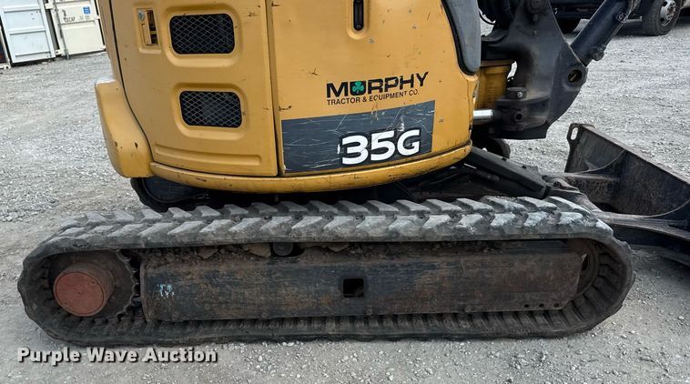 image for item DS4376 2016 John Deere 35G mini excavator