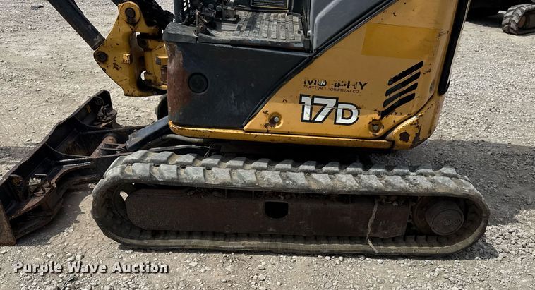 image for item DS4377 2012 John Deere 17D mini excavator