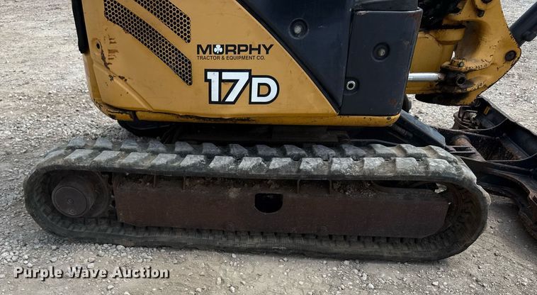 image for item DS4377 2012 John Deere 17D mini excavator