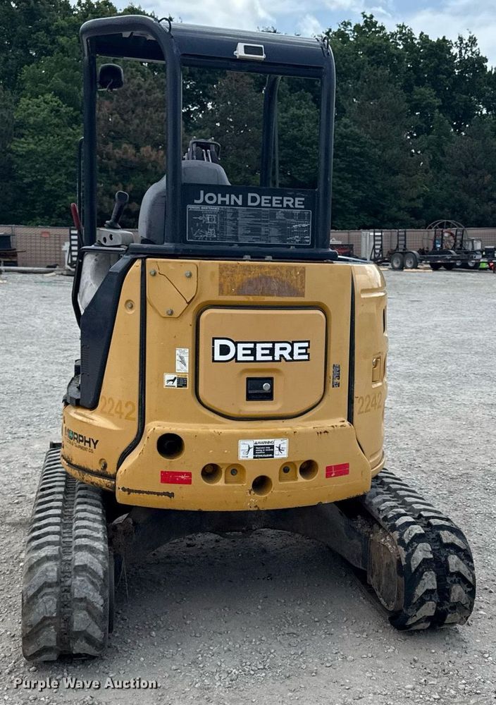 image for item DS4380 2016 John Deere 35G mini excavator