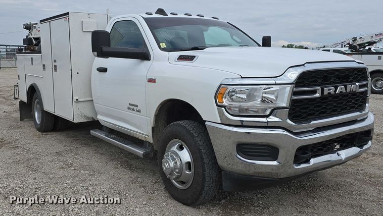 image for item DT6906 2021 Dodge Ram 3500  utility bed pickup truck