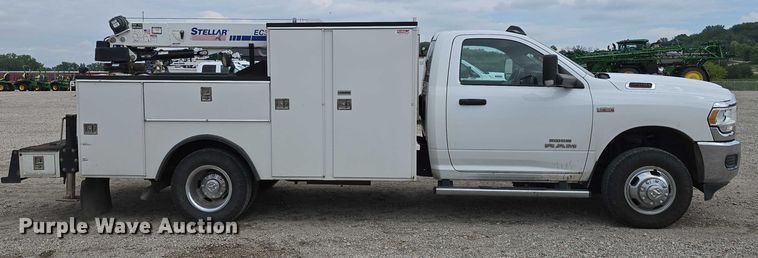 image for item DT6906 2021 Dodge Ram 3500  utility bed pickup truck