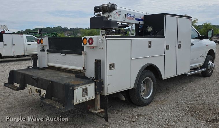 image for item DT6906 2021 Dodge Ram 3500  utility bed pickup truck