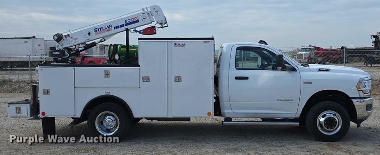 image for item DT6909 2021 Dodge  Ram 3500 utility bed pickup truck
