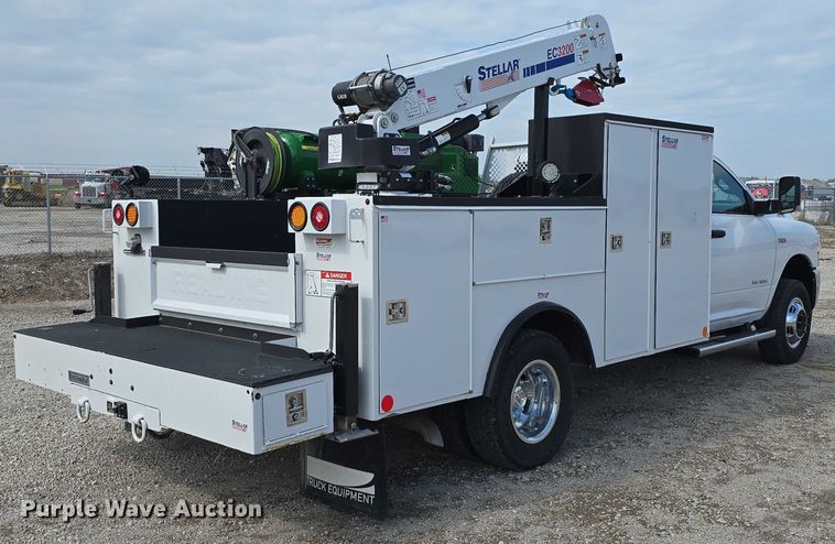 image for item DT6909 2021 Dodge  Ram 3500 utility bed pickup truck