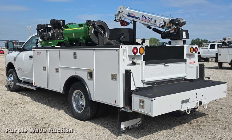 image for item DT6909 2021 Dodge  Ram 3500 utility bed pickup truck