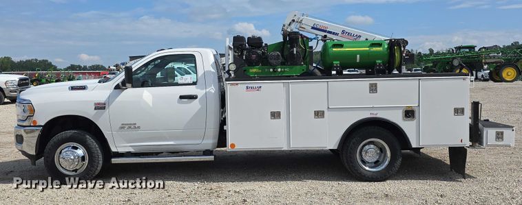 image for item DT6909 2021 Dodge  Ram 3500 utility bed pickup truck