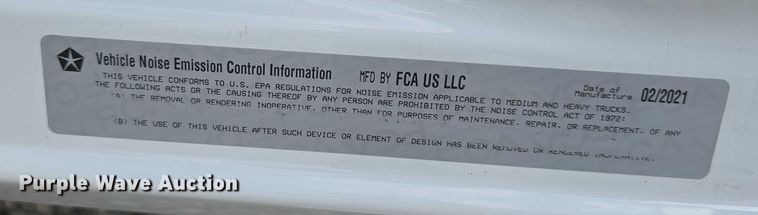 image for item DT6909 2021 Dodge  Ram 3500 utility bed pickup truck