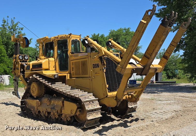 image for item DT6970 1990 Caterpillar D8N cable plow