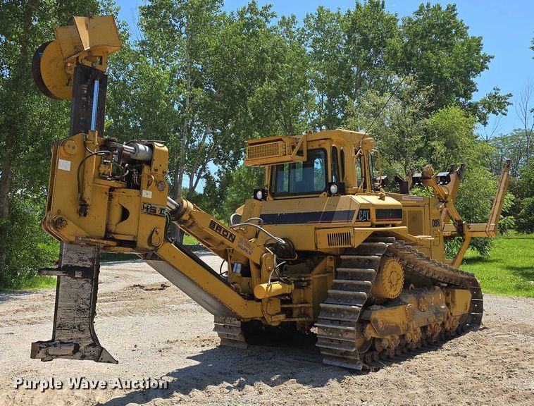image for item DT6970 1990 Caterpillar D8N cable plow