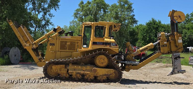 image for item DT6970 1990 Caterpillar D8N cable plow