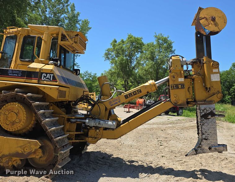image for item DT6970 1990 Caterpillar D8N cable plow