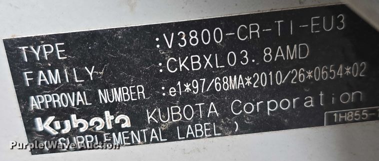 image for item DT6980 2013 Takeuchi TL12 tracked skid steer loader