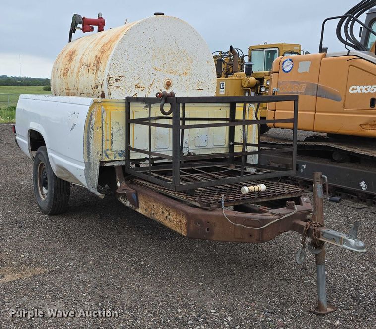 image for item DT6982 Shop built fuel trailer