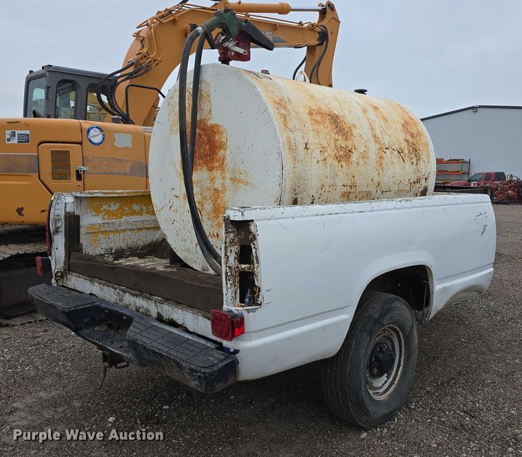 image for item DT6982 Shop built fuel trailer