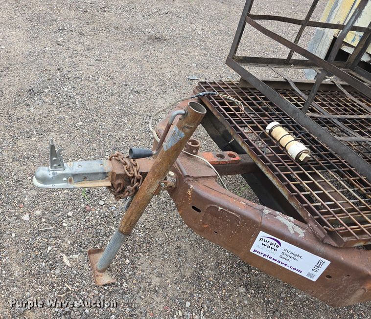 image for item DT6982 Shop built fuel trailer