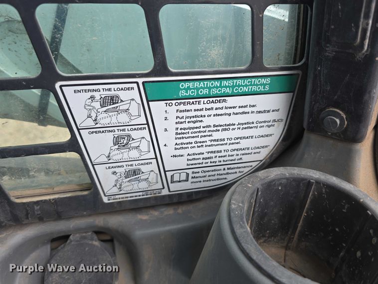 image for item DT6983 2019 Bobcat T595 tracked skid steer loader