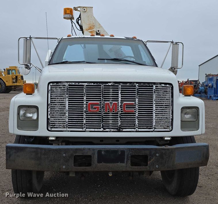image for item DT6987 1992 GMC TopKick crane truck