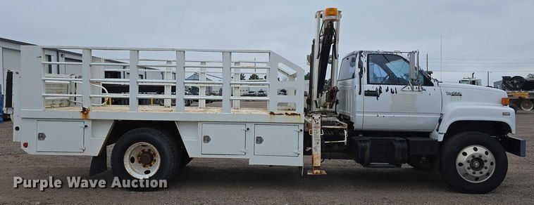 image for item DT6987 1992 GMC TopKick crane truck