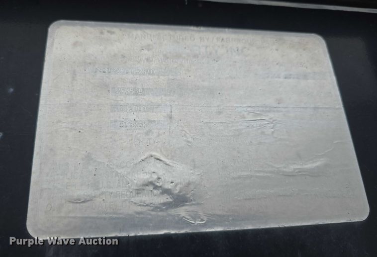 image for item DT6988 2002 Travalong equipment trailer