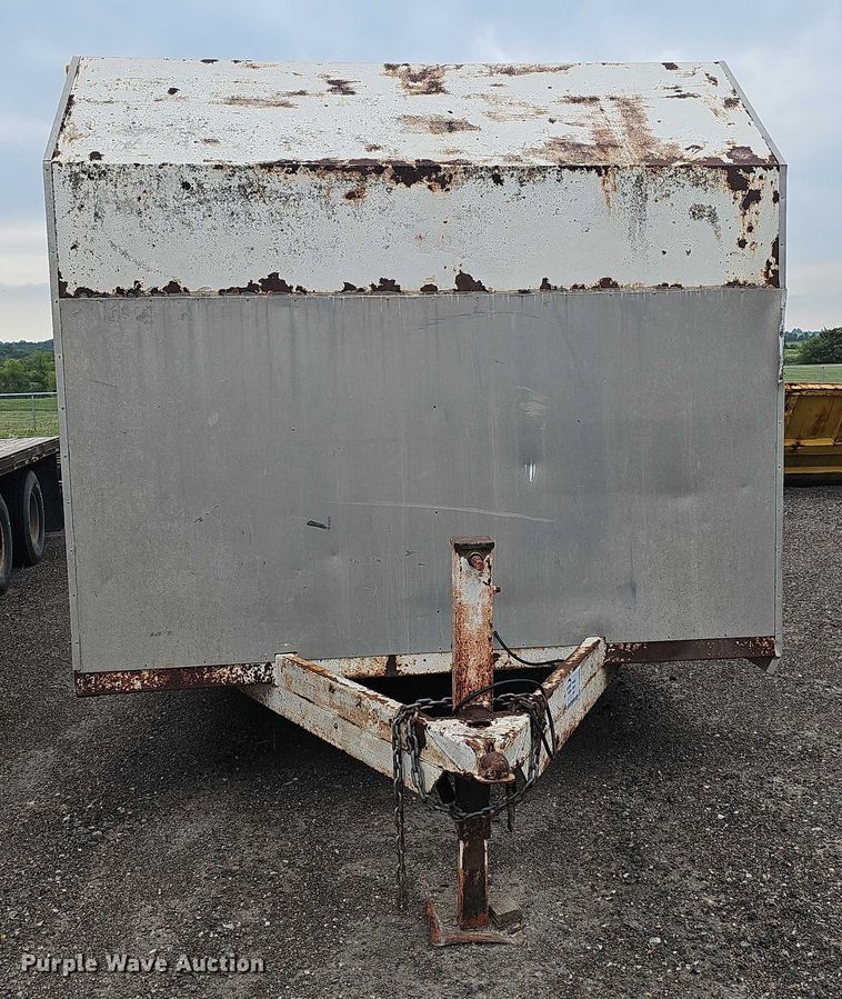 image for item DT6989 1994 Shop built enclosed cargo trailer