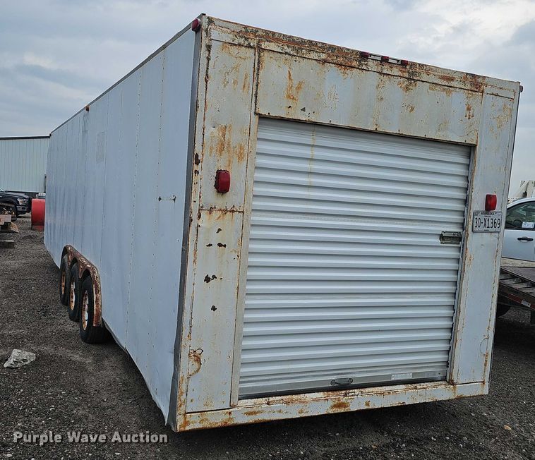 image for item DT6989 1994 Shop built enclosed cargo trailer