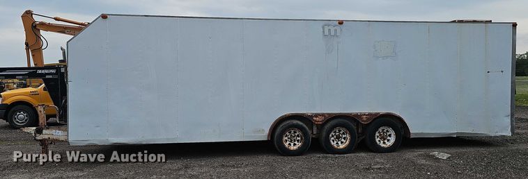 image for item DT6989 1994 Shop built enclosed cargo trailer