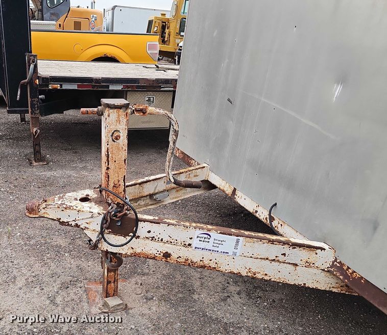image for item DT6989 1994 Shop built enclosed cargo trailer