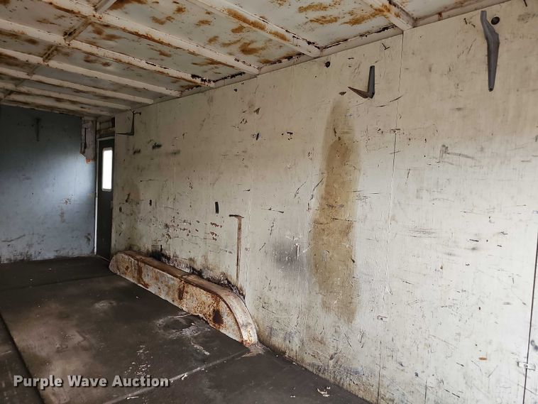 image for item DT6989 1994 Shop built enclosed cargo trailer