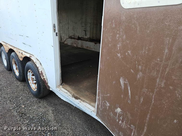 image for item DT6989 1994 Shop built enclosed cargo trailer