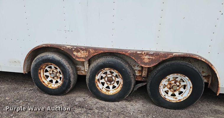 image for item DT6989 1994 Shop built enclosed cargo trailer