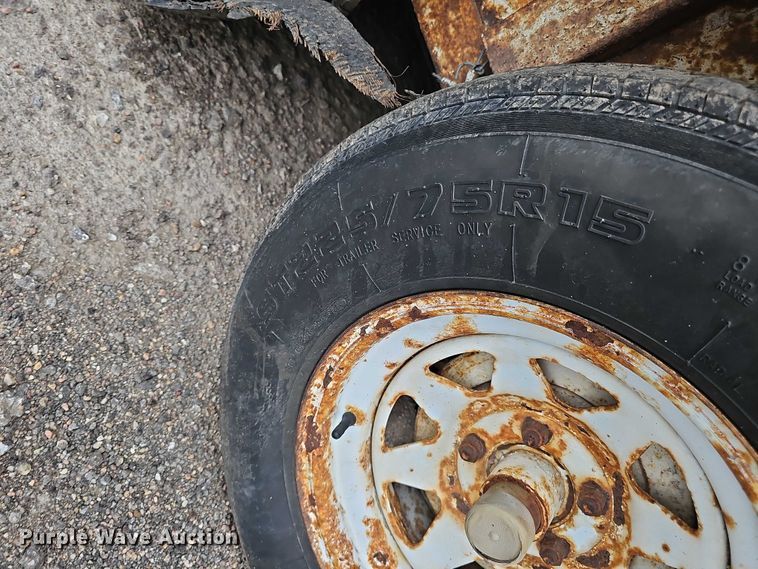 image for item DT6989 1994 Shop built enclosed cargo trailer