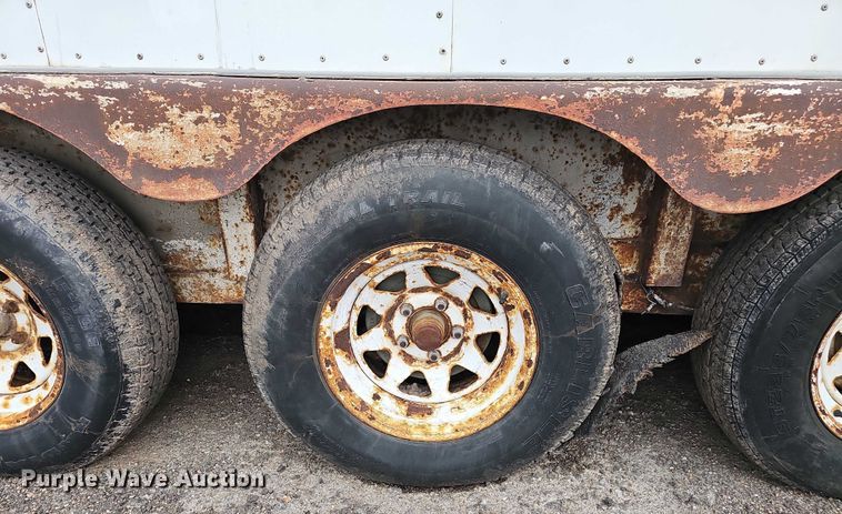 image for item DT6989 1994 Shop built enclosed cargo trailer