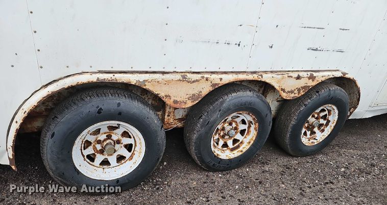 image for item DT6989 1994 Shop built enclosed cargo trailer