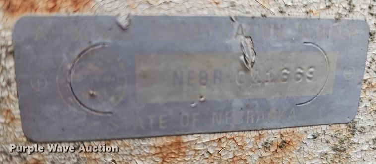 image for item DT6989 1994 Shop built enclosed cargo trailer