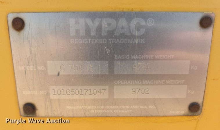 image for item DT7231 Hypac C754B double drum vibratory roller