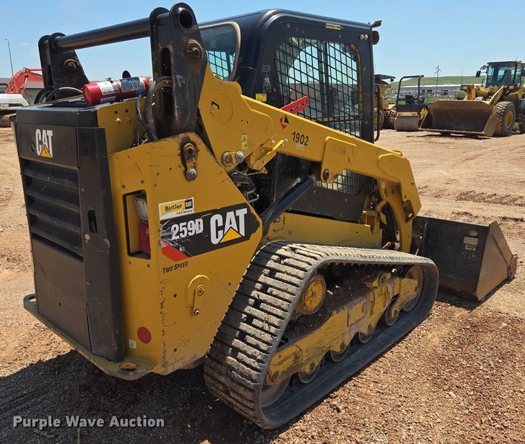 image for item DT7233 2019 Caterpillar 259D tracked skid steer loader