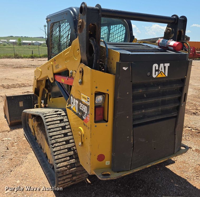 image for item DT7233 2019 Caterpillar 259D tracked skid steer loader