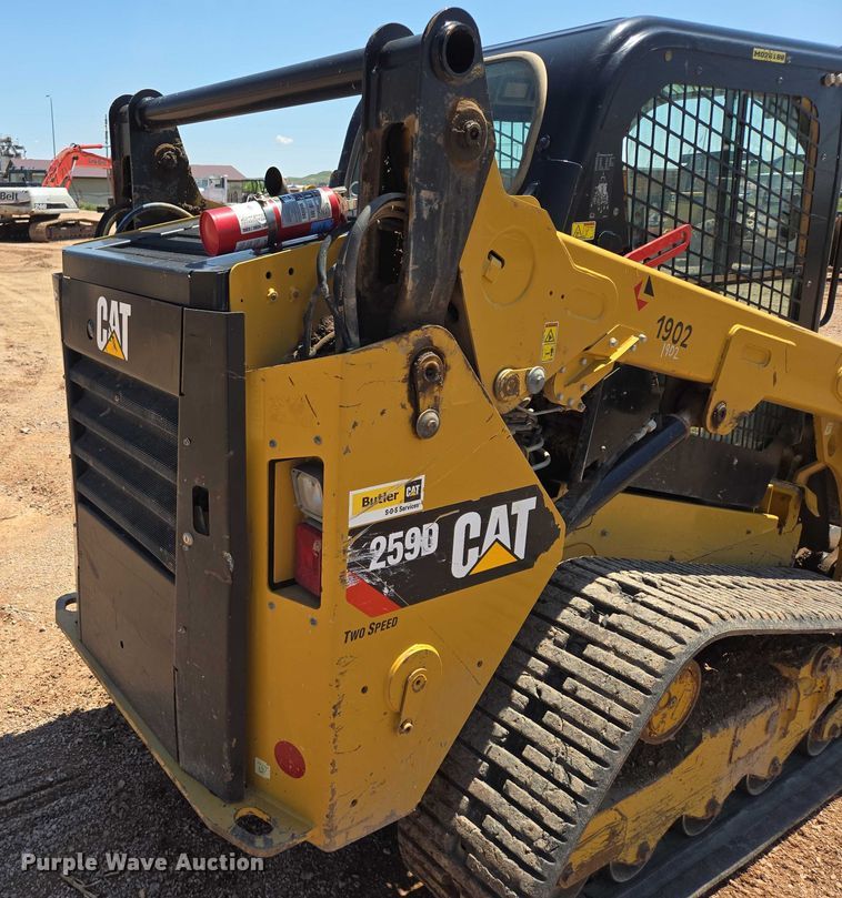 image for item DT7233 2019 Caterpillar 259D tracked skid steer loader