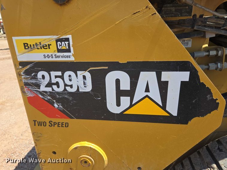 image for item DT7233 2019 Caterpillar 259D tracked skid steer loader
