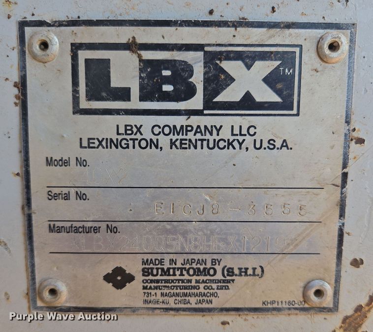 image for item DT7235 2008 Link-Belt 240 X2 excavator