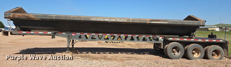 image for item DT7236 2007 Trail King side dump trailer